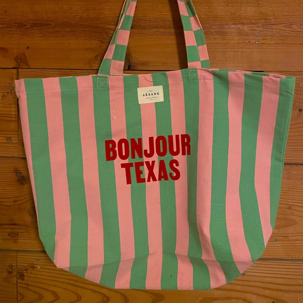 Sézane Bonjour Texas Tote Bag